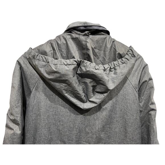 Fabletics Wmns Size Small Gray 1/2 Zip Water Resistant Windbreaker Hooded Jacket - Picture 6 of 11